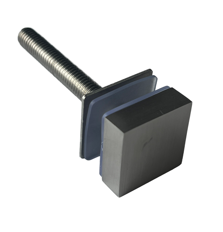 Kit rondelle/goujon carré pour poignée de porte commerciale simple face et combinée - Porte jusqu'à 2 pouces d'épaisseur