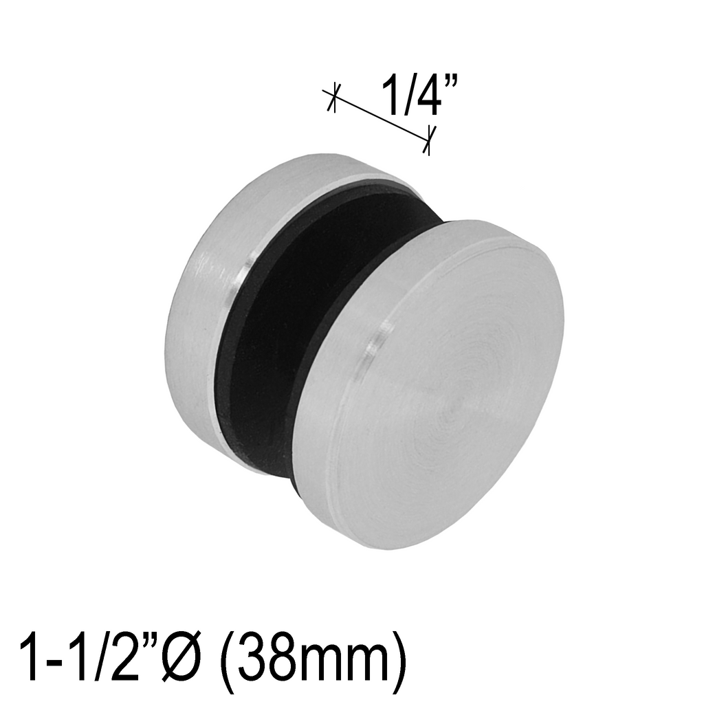 SSO Solid Standoff 1 1 2 X 1 4 Base Height SS316 Round B sso-solid-standoff-1-1-2-x-1-4-base-height-ss316-round-b