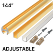 Ensemble de pomme de douche (144") (CH, BN, MBL, SB, GD, PN, BBRZ, GM, ORB)