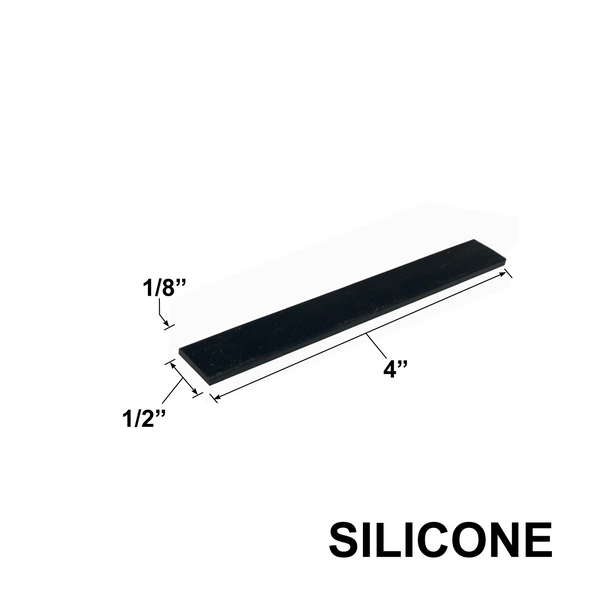BLOCS DE RÉGLAGE EN SILICONE - (1/8 x 1/2" x 4")