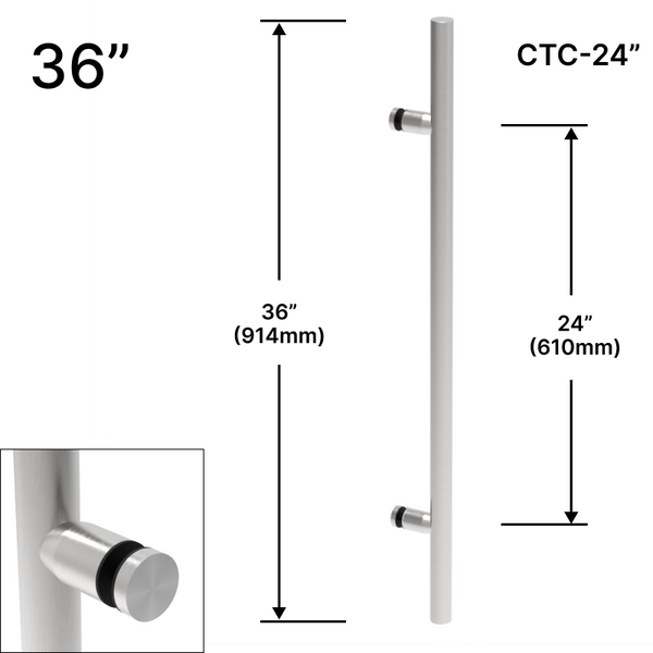 LP commercial 36" (24" CTC) - Simple face (BS, PS, MBL)
