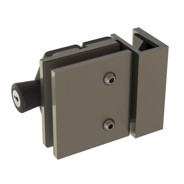 Loquets de clôture de piscine série DIVE avec serrure - 90° G2G - Ouverture extérieure (BS, PS, MBL)