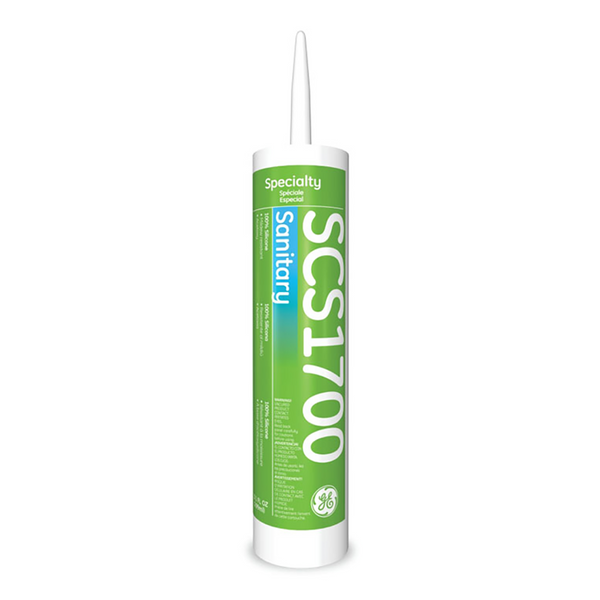 GE SCS 1700 Sanitary Silicone Sealant (Clear Finish)
