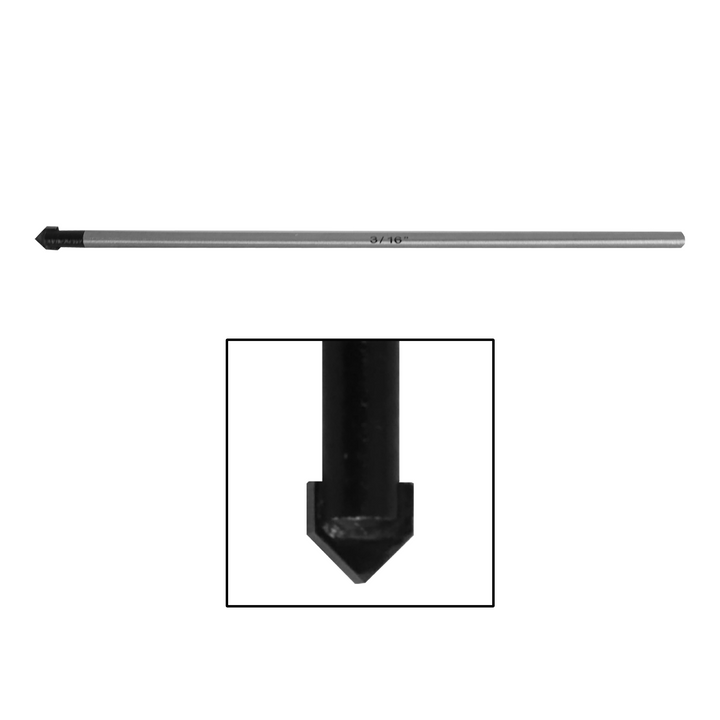 Foret plat 3/16" x 6"