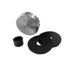 [SSOC1.5] Entretoise - Diamètre 1-1/2" - Ronde - Acier inoxydable 316 - Acier inoxydable brossé