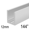 Shower U Channel for 12mm Glass (144") (CH, BN, MBL, SB, GD, PN, BBRZ, GM, ORB)