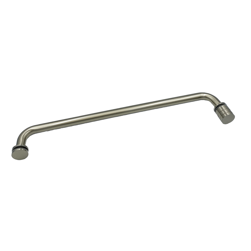 Contemporary Door Knob X 18 Towel Bar Combination Tubular CH BN Grey Goat Hardware