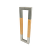 [SAUN30S19] Poignée d'échelle - 48,3 cm (47 cm d'entraxe) - Satin et bois - Satin et Bois