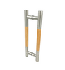 [SAUN33R17] Poignée d'échelle - 43,2 cm (34,9 cm d'entraxe) - Satin et bois - Satin et Bois
