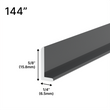 [LC1/4-144] Profilés en L miroir - Longueur 5/8" - 144"