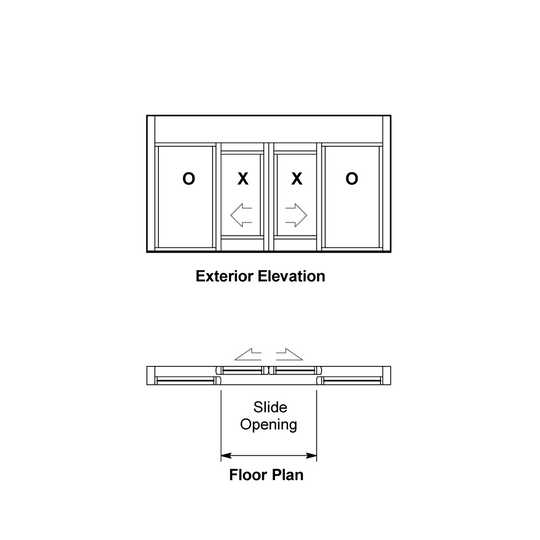 [DTW8100TS] Drive-Thru Window - Automatic Biparting - 8100TS Flush Mount