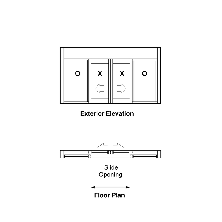 [DTW8100TS] Drive-Thru Window - Automatic Biparting - 8100TS Flush Mount
