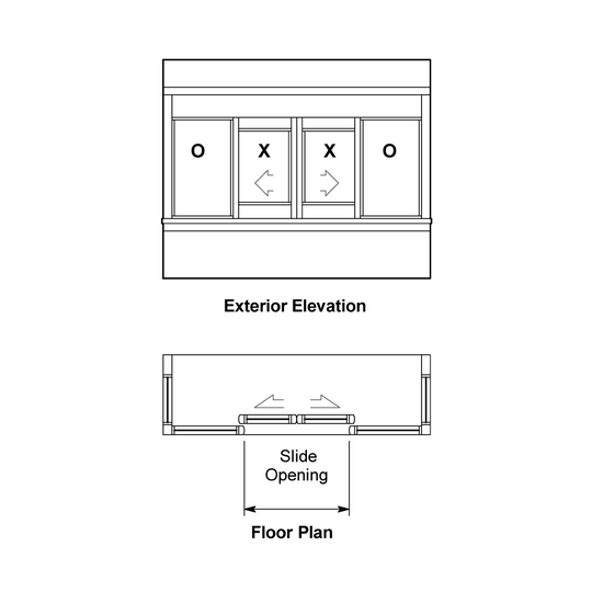 [DTW8200TS] Drive-Thru Window - Automatic Biparting - 8200TS Projected