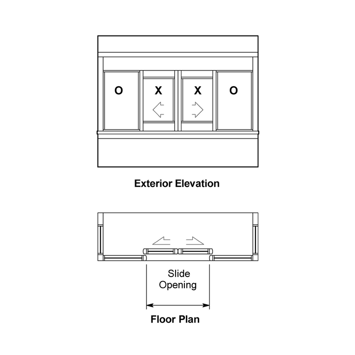 [DTW8200TS] Drive-Thru Window - Automatic Biparting - 8200TS Projected
