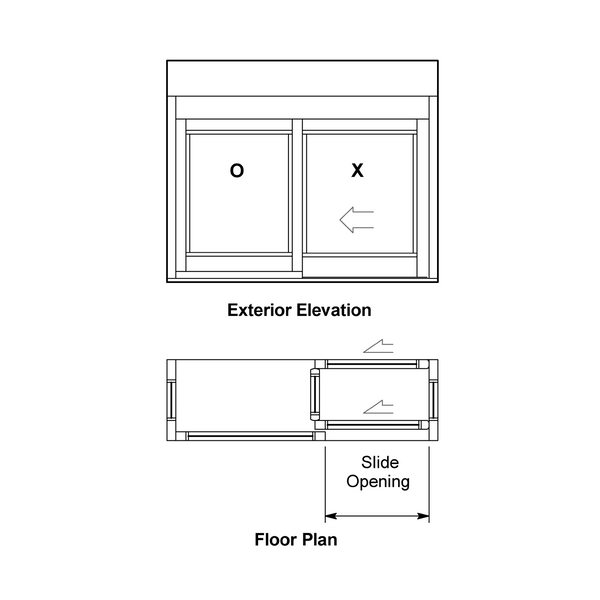 [DTW8300] Drive-Thru Window - Security Single Slide - 8300 Projected