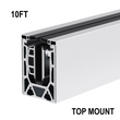 [ARCH8610T] ARCH-LOC™ SERIES - Top Mount Adjustable Base Shoe System For 11/16" to 27/32" Glass (120" Length) (Engineer Tested) (BAA, MBA, BSS, PSS)