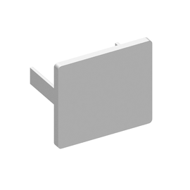 [ALCRSQ] Aluminum Caprail - Square End Cap (BS, MBL)