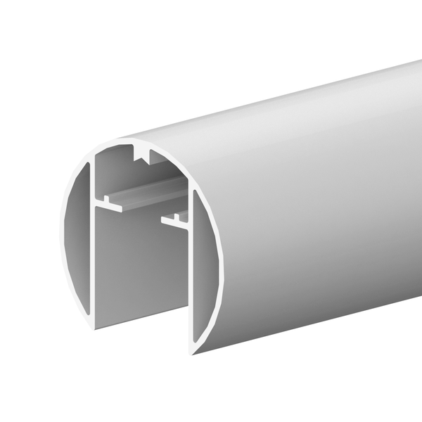 [ALCRRD] Aluminum Caprail - 19' - 1-5/8" (42.4mm) Round (BS, MBL)
