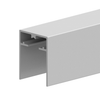 [ALCRREC] Caprail - 19' - Rectangulaire (6063-T5) - Anodisé satiné
