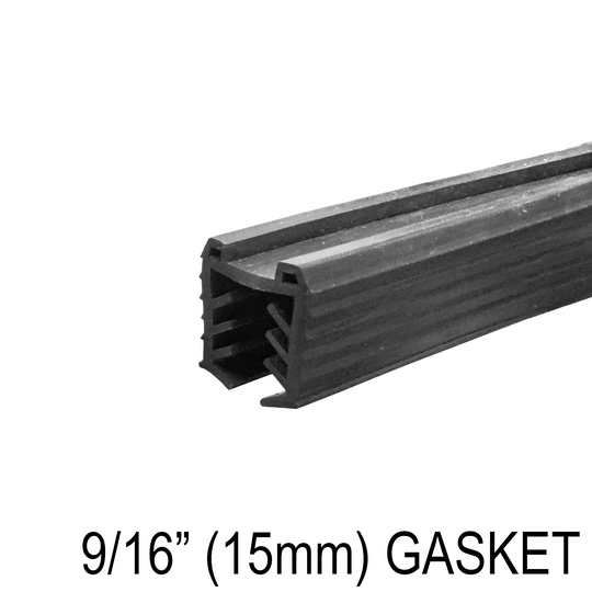 [CRUB15] Caprail - Rubber - for 9/16" (15mm) Glass