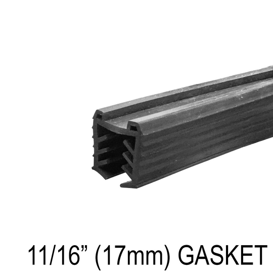 [CRUB17] Caprail - Rubber - for 11/16" (17mm) Glass