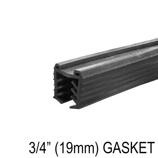 [CRUB19] Caprail - Rubber - for 3/4" (19mm) Glass