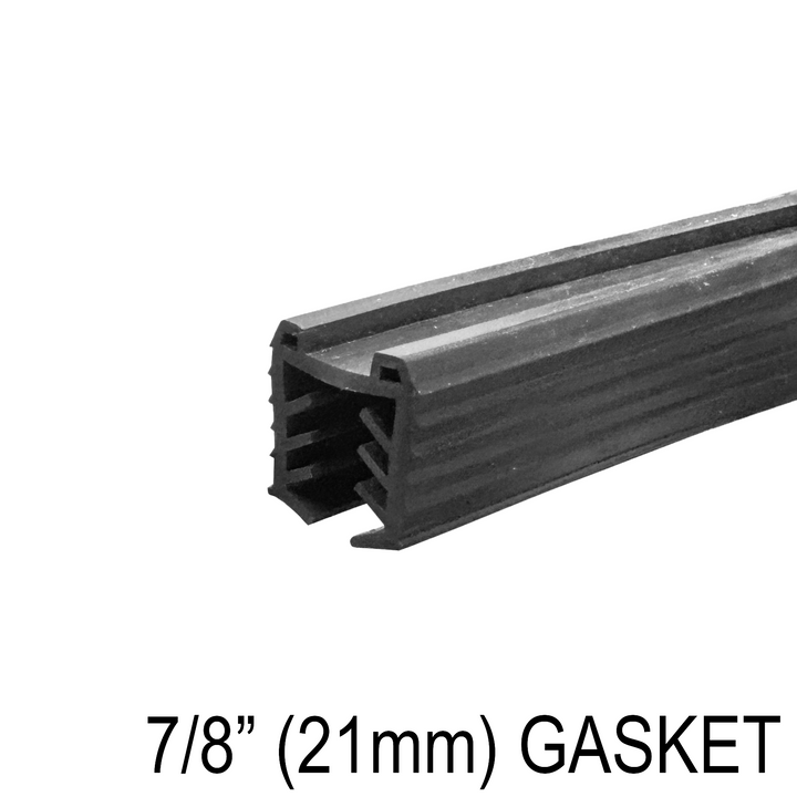 [CRUB21] Caprail - Caoutchouc - pour verre de 21 mm (7/8 po)