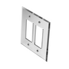 [AMPDEC2] Plaques de miroir acrylique - Double décorateur - X1