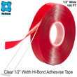 Clear 1/2" Width Acrylic Adhesive Tape (108FT) .040" thick