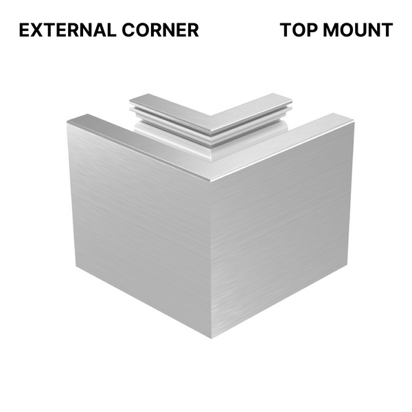 [ARCH6990CNTMEX] Arch-Loc Base Shoe - 69 Series - 90º Top Fix External Corner