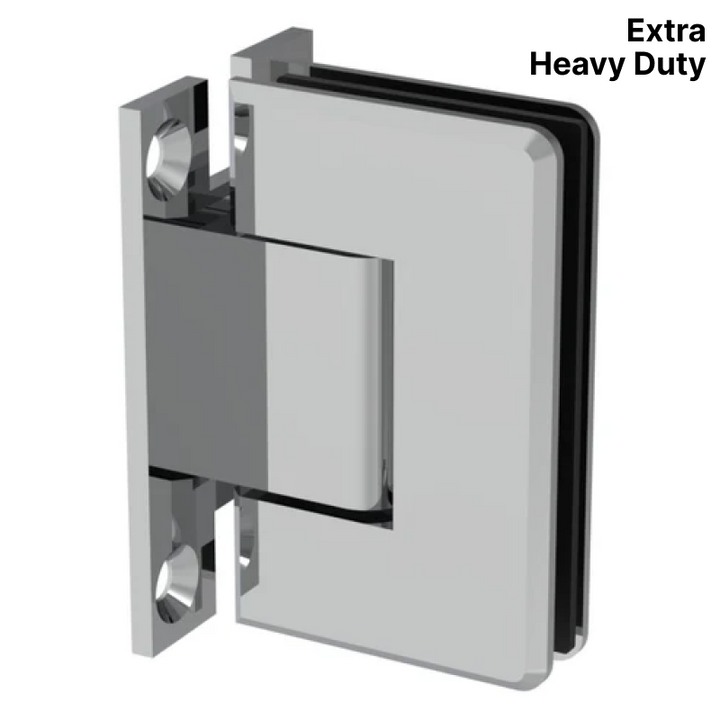 [BETH037] Shower Hinge - Beveled Extra Heavy Duty - Wall Mount, H Back Plate