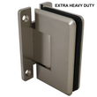 [BET037] Extra Heavy Duty Beveled Hinge - Wall Mount. H Back Plate (CH, BN, MBL)