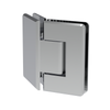[BEV045] Biseauté - Support en verre, Néo Angle 135° (CH, BN, MBL, SB, PN, BBRZ, GM, ORB, W, AB, PB)  - Chrome