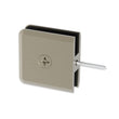 [BEVC186] Shower Clamp - Beveled - Transom Glass To Wall  - 180° Movable