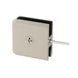 [BEVC186] Shower Clamp - Beveled - Transom Glass To Wall  - 180° Movable
