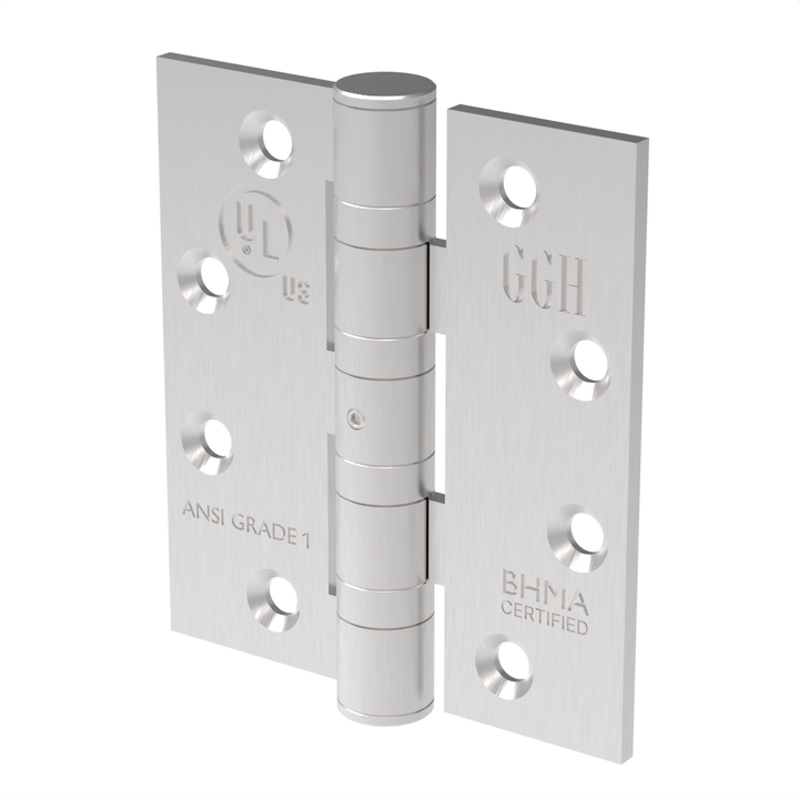 [BH45NRPSS40] Heavy Duty Ball Bearing Door Hinge - 4-1/2" x 4”