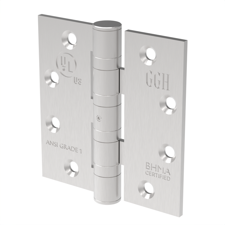 [BH45NRPSS45] Heavy Duty Ball Bearing Door Hinge - 4-1/2" x 4-1/2”