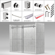 [CAMI73] Shower Sliding Door Kit - CAM Series