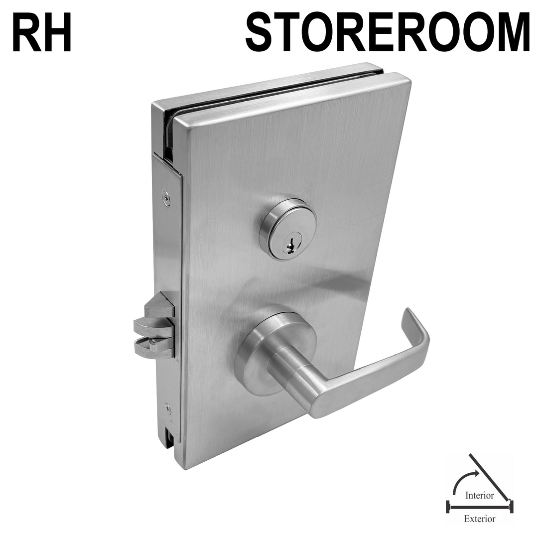 COMMERCIAL STOREROOM CENTER LOCK Grey Goat Hardware