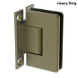 [COLEH037] Shower Hinge - Beveled Heavy Duty - Wall to Glass 90°, H Back Plate