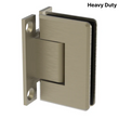 [COLEH037] Shower Hinge - Beveled Heavy Duty - Wall to Glass 90°, H Back Plate
