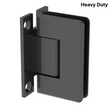 [COLEH037] Shower Hinge - Beveled Heavy Duty - Wall to Glass 90°, H Back Plate