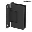 [COLEH037] Shower Hinge - Beveled Heavy Duty - Wall to Glass 90°, H Back Plate