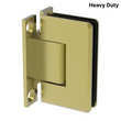 [COLEH037] Shower Hinge - Beveled Heavy Duty - Wall to Glass 90°, H Back Plate