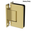 [COLEH037] Shower Hinge - Beveled Heavy Duty - Wall to Glass 90°, H Back Plate