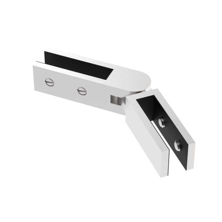 [CON345S] Railing Connector - Adjustable Glass to Glass (Slim)