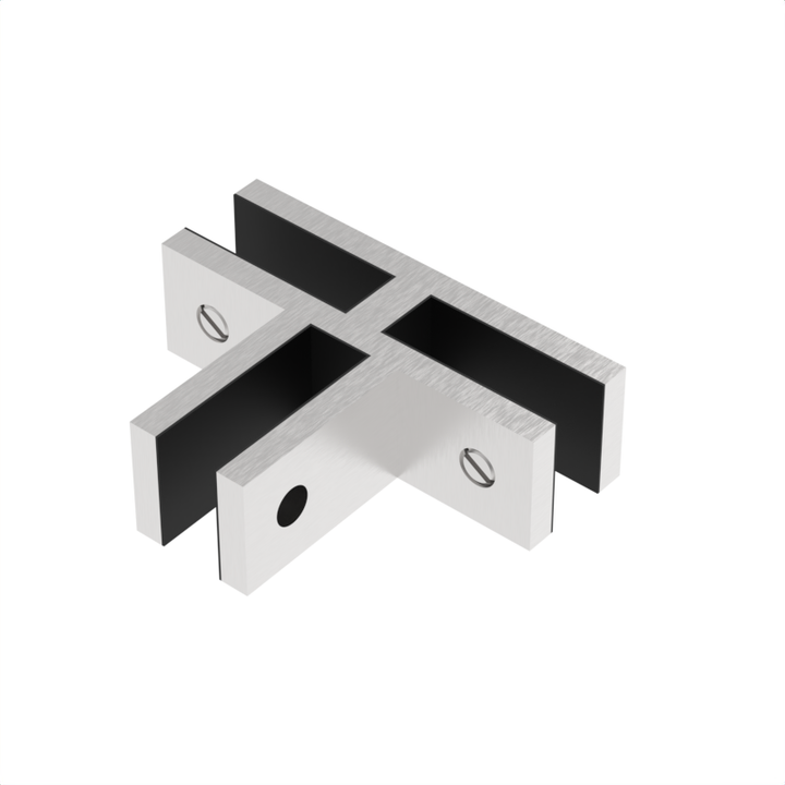 [CON3WAY] Railing Connector - 3 WAY Glass to Glass (Slim)