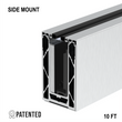 [CORE7210SM12T] CORE-LOCK Base Shoe - 72 Series - Side Mount (120")