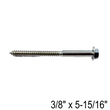 [CORELAGBOLT-3/8X5-15/16] Hex Lag bolt ST10×100mm for CORE-LOCK Base Shoe - 72 Series