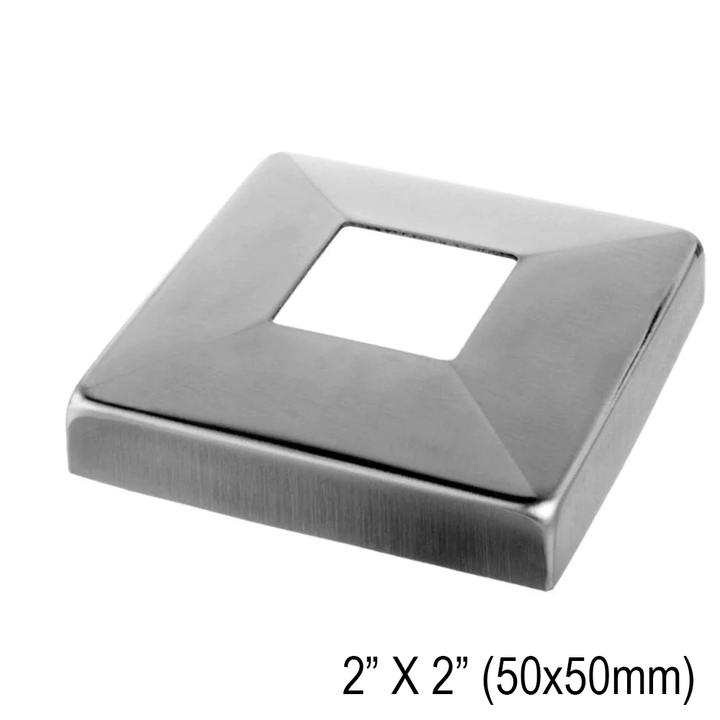 [CP50SQ] Railing Post - Cover Plate for 50mm Square Post